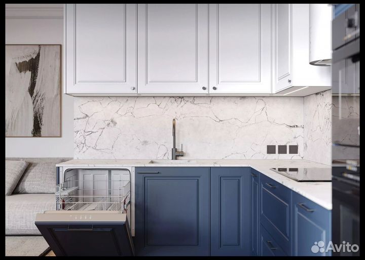 Кухня под потолок любого размера