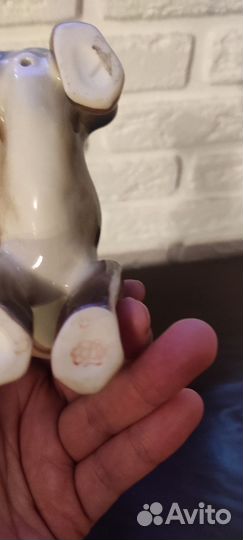 Фарфоровые статуэтки лфз такса