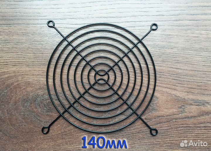 Вентиляторы (кулеры) от 40мм до 140мм. Решетки