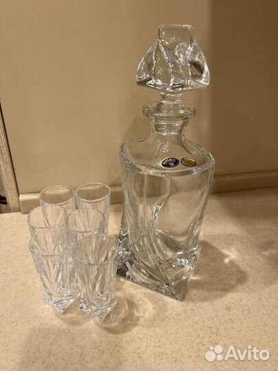 Графин Bogemia набор для коньяка