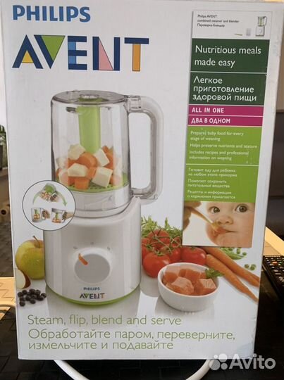 Пароварка блендер philips avent