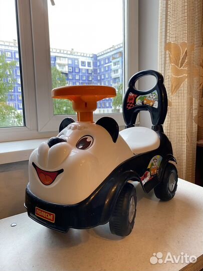 Машинка-каталка толокар Панда, Полесье