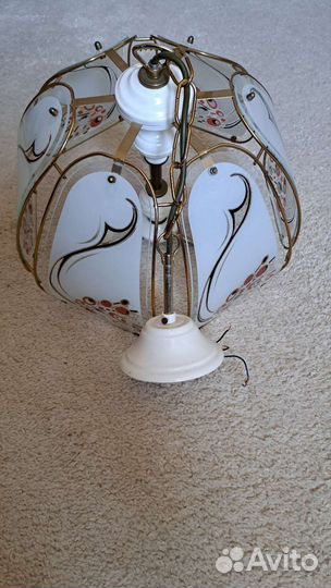 Люстра потолочная бу