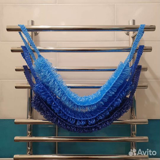 Мочалки ручной вязки