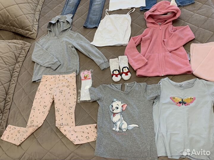 Одежда для девочки пакетом 110 116