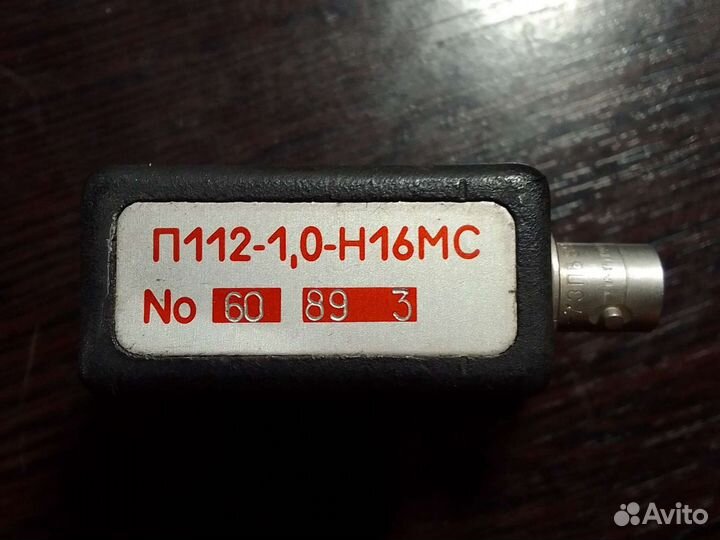 Преобразователь пьезоэлектрический П112-1.0-Н16мс