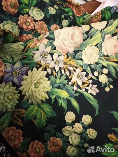 Лунный свет Павловопосадский платок шаль СССР