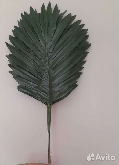 Лист монстеры искусственный