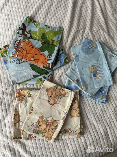 Детское постельное белье 120 60 на резинке