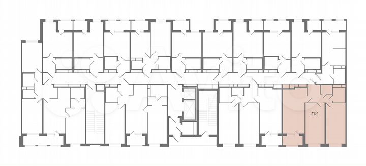 2-к. квартира, 71,5 м², 6/12 эт.