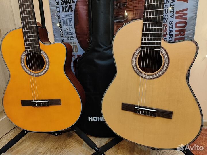 Классическая гитара с подключением 39