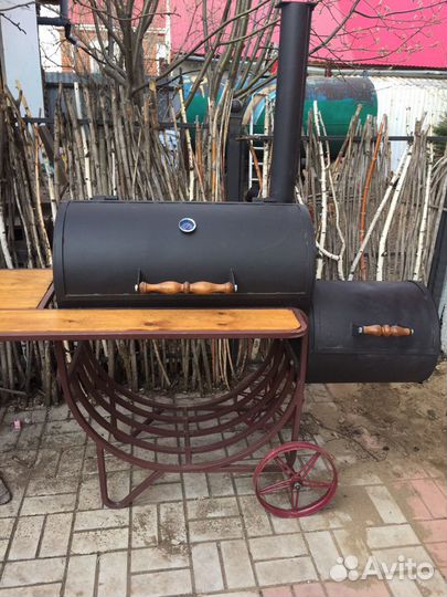 Смокер, барбекю, гриль, мангал, место под казан