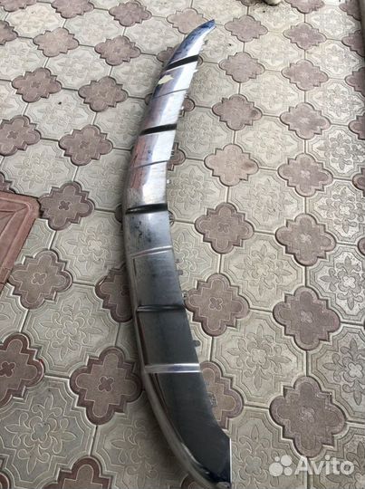 Губа на бампер mercedes gl166 (мерседес гл166)