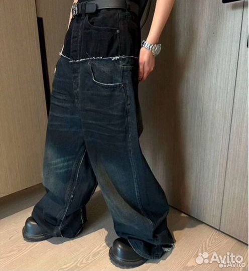 Джинсы balenciaga hybrid jeans