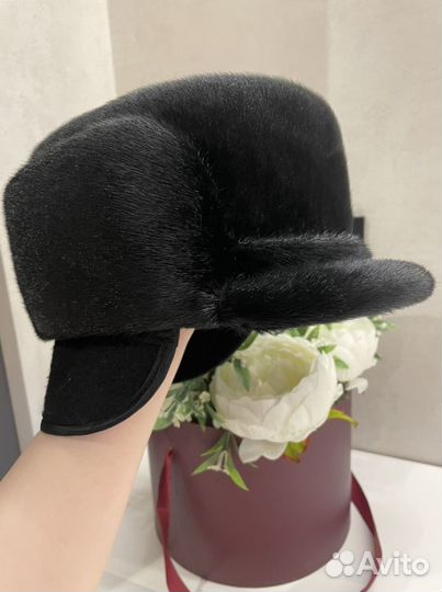 Шапка кепка мужская зимняя меховая натуральный мех