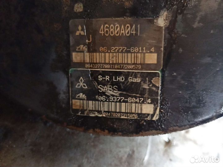 Главный тормозной цилиндр вут Лансер 10