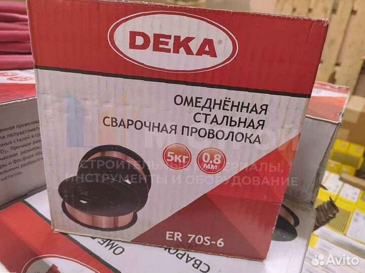 Сварочная проволока для сварки deka св08Г2С 1,2