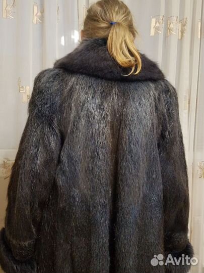 Шуба нутрия размер 46-48