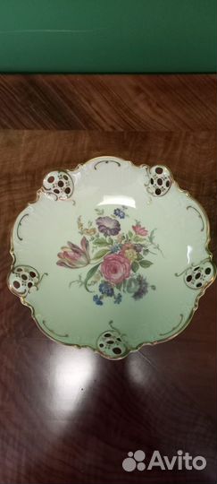 Антикварная сухарница. Розенталь