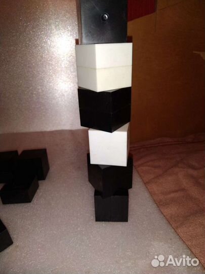 Кубики пластмассовые