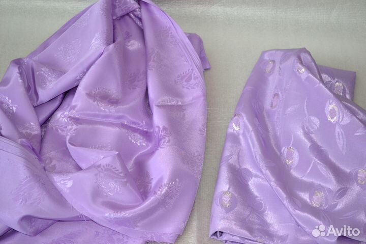 Ткань: гипюр, шёлк, атлас, ситец, хлопок