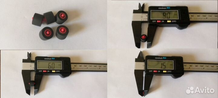 Ролики прижимные для кассетных дек и магнитофонов