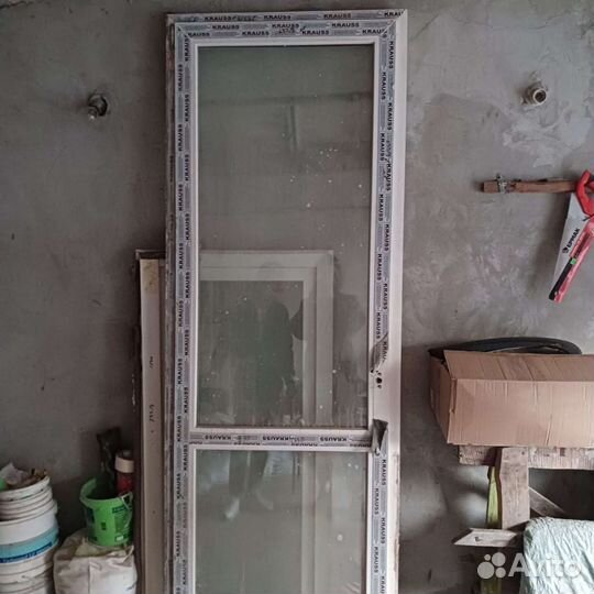 Балконная дверь с окном бу пвх