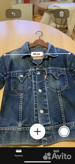 Джинсовая куртка levis M