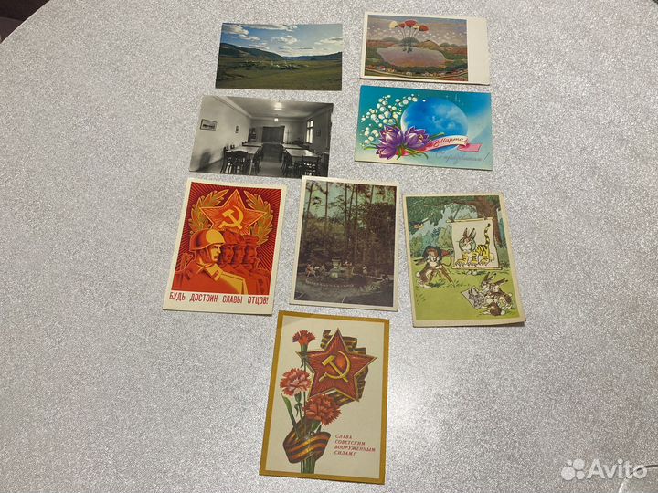 Новые советские открытки СССР ретро винтаж