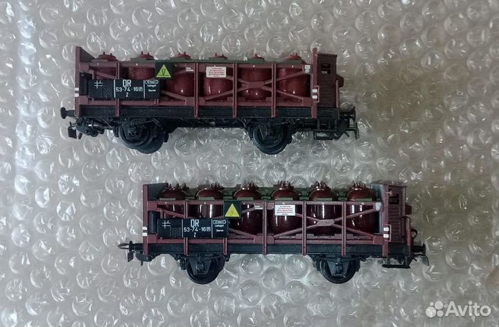 Вагон с газовыми баллонами