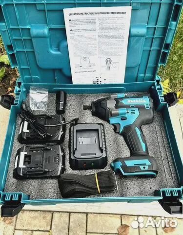 Гайковерт аккумуляторный makita 1100 н.м