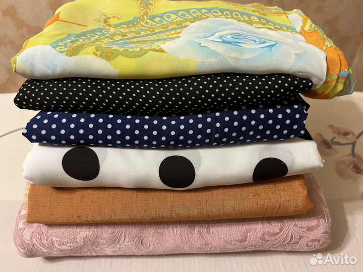 Отрезы тканей натуральных