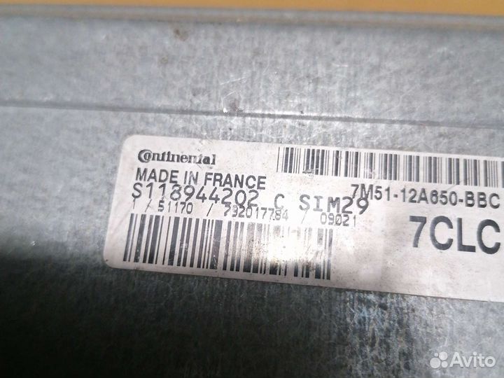 Блок управления двигателем форд фокус 2