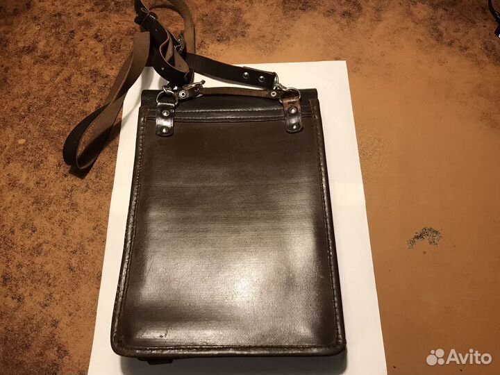Кожаный сумка планшет офицерский СССР