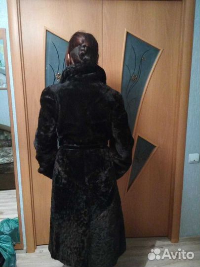 Шуба мутоновая облегчённая