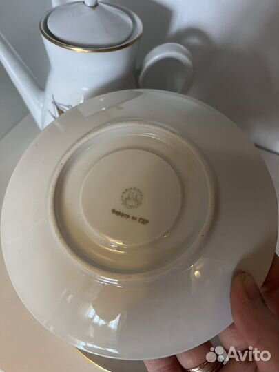 Сервиз гдр черная роза