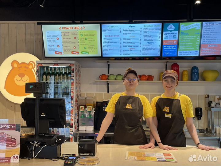 Менеджер доставки в кафе вкусноблин