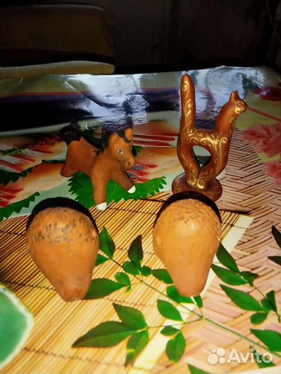 Глиняная свистулька ежик