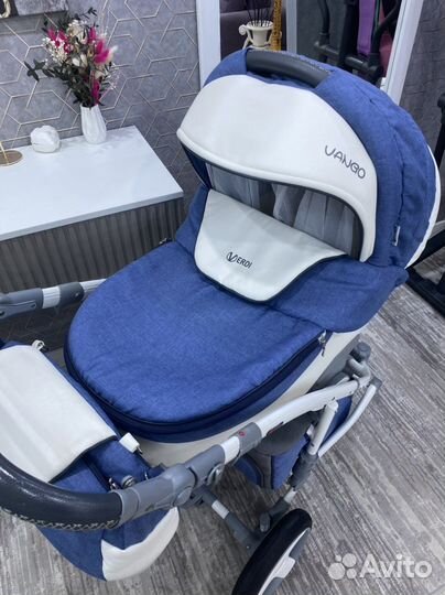 Коляска 3 в 1 Verdi Vango + Эко кожа(доставка)