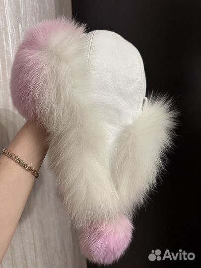 Шапка ушанка норка