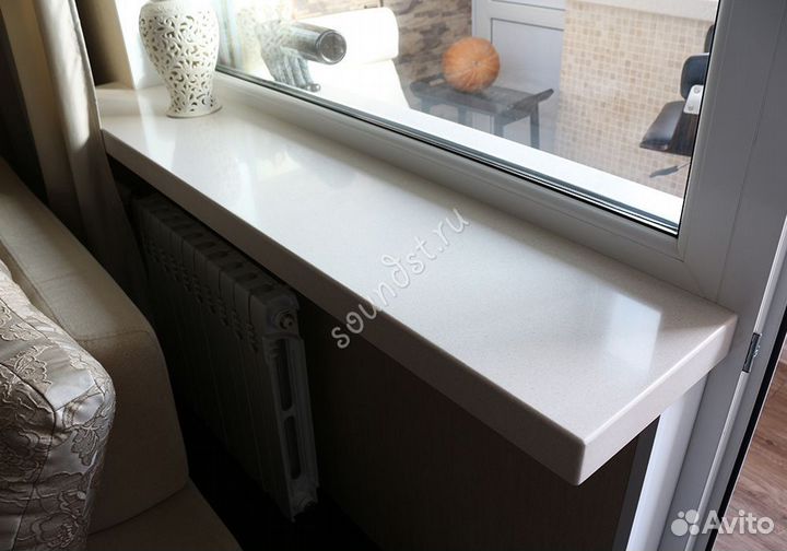 Подоконник из искусственного камня (акрил)