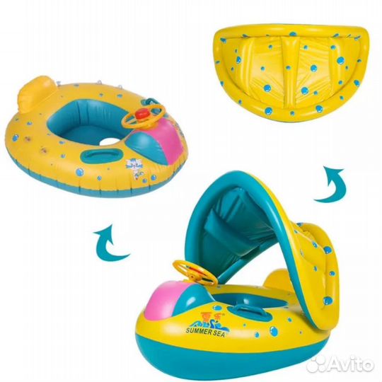 Детский надувной круг для плавания