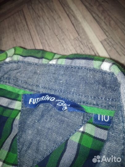 Рубашки в клетку Futurino (видео внутри) 104см