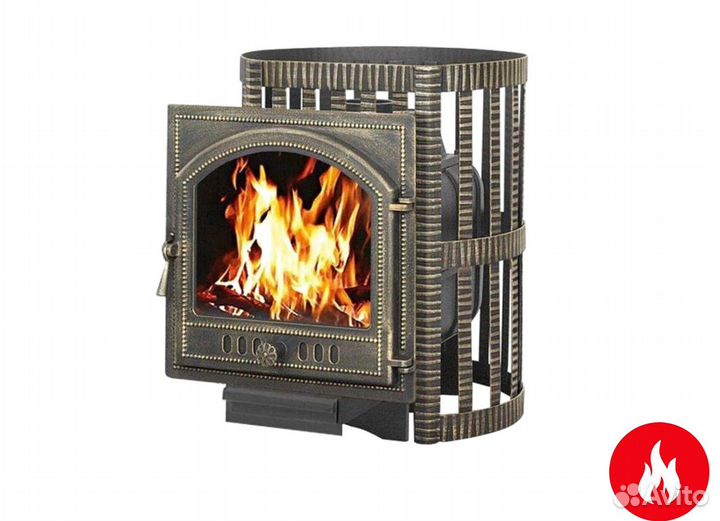 Печь для бани везувий легенда ковка 16 (205)