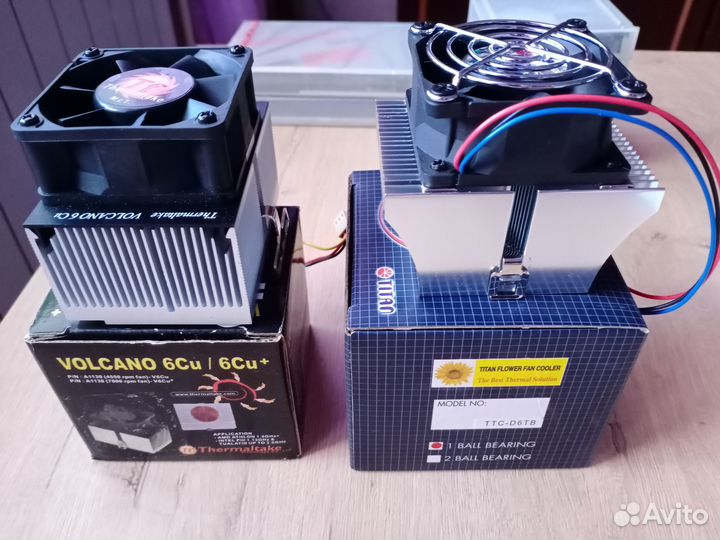 Кулеры для процессоров на socket 370, socket 478