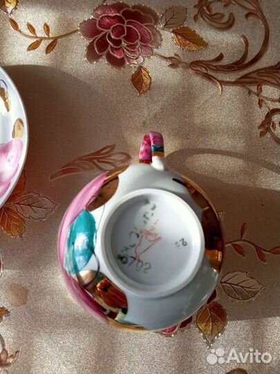 Чашка с блюдцем дулево