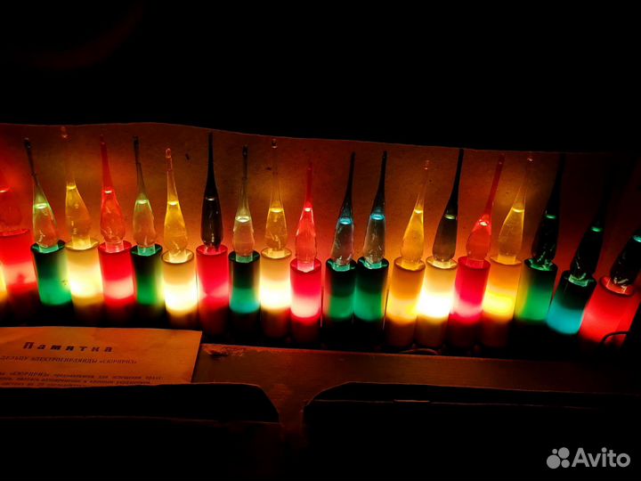 Елочная гирлянда (электрогирлянда) Сюрприз, СССР 2