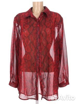 Рубашка с змеиным принтом