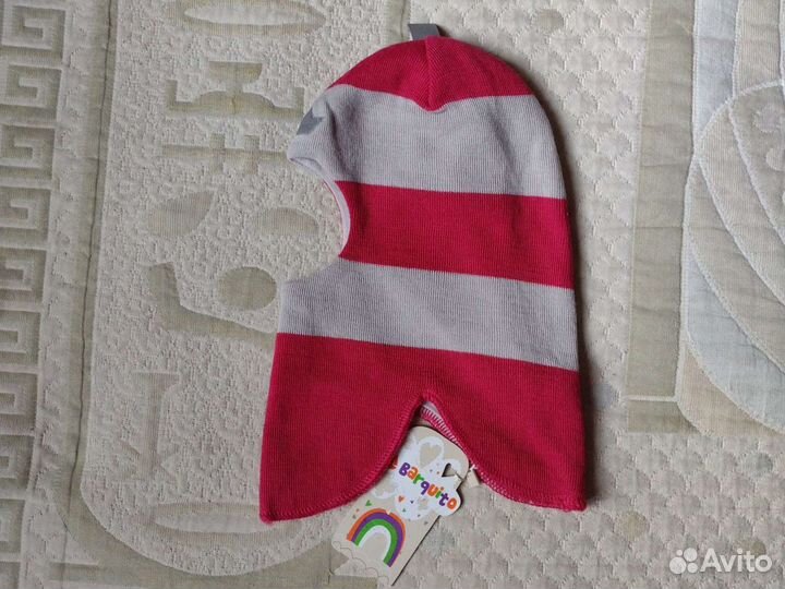 Новый зимний шлем 46-48 Barkito девочки розовый