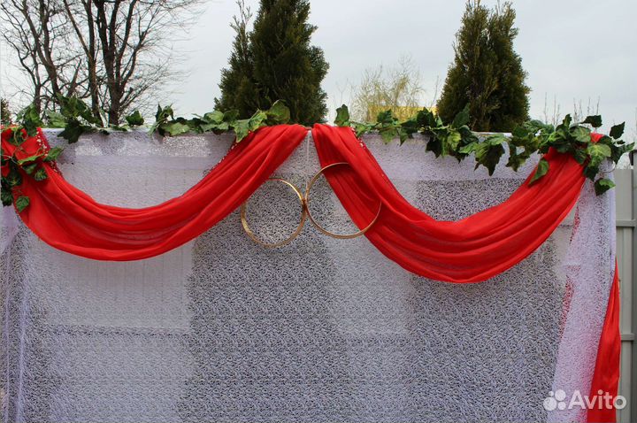 Оформление свадебного стола